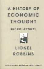 A History of Economic Thought. The LSE Lectures.