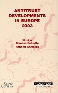 Antitrust Developments In Europe 2003.