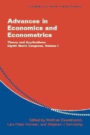 Advances in Economics and Econometrics Vol.1