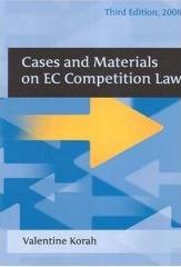 Cases And Materials On Ec Competition Law.
