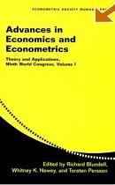 Advances In Economics And Econometrics: Theory And Applications, Ninth World Congress, Vol.I Vol.1