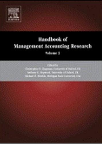 Handbook Of Management Accounting Research: Two-Volume Set