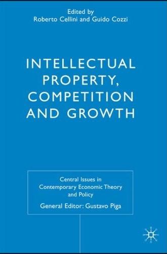 Intellectual Property, Competition And Growth