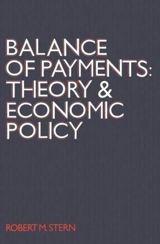 Balance Of Payments: Theory And Economic Policy