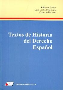 Textos de Historia del Derecho Español