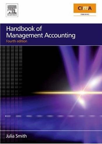 Handbook Of Management Accounting.