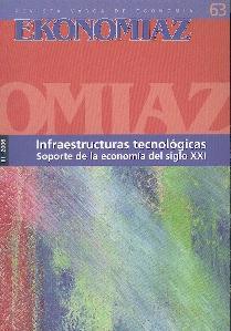 Ekonomiaz Nº 63. Infraestructuras Tecnológicas. Soporte de la Economía del Siglo Xxi.