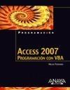 Access 2007 "Programación con Vba"