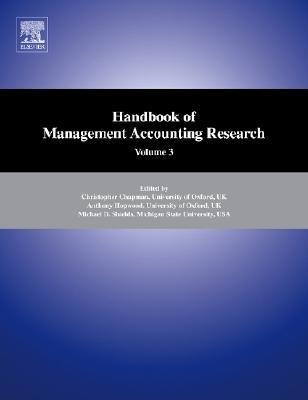 Handbook Of Management Accounting Research.
