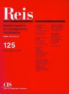 Revista Española de Investigaciones Sociologicas 125 "Enero-Marzo 2009". Enero-Marzo 2009