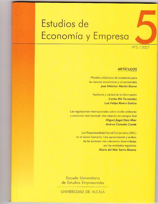 Estudios de Economia y Empresa Nº 5