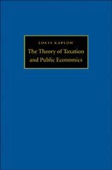 The Theory Of Taxation And Public Economics