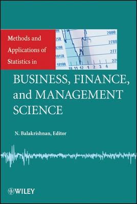 Methods And Applications os Statistics In Business, Finance, And Management Science