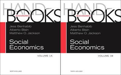 Handbook Of Social Economics "Set 2 Vol 1a 1b". Set 2 Vol 1a 1b