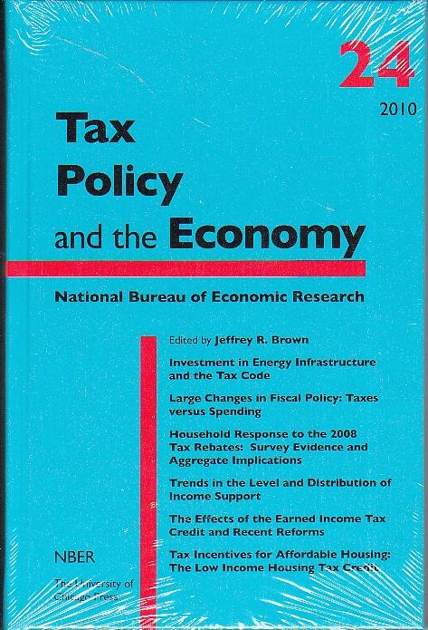 Tax Policy And The Economy Nº 24