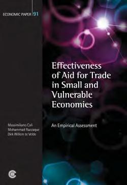 Effectiveness of Aid for Trade in Small and Vulnerable Economies "An Empirical assessment"