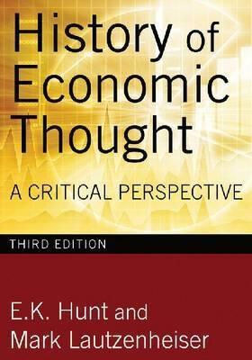 History of Economic Thought "A Critical Perspective"