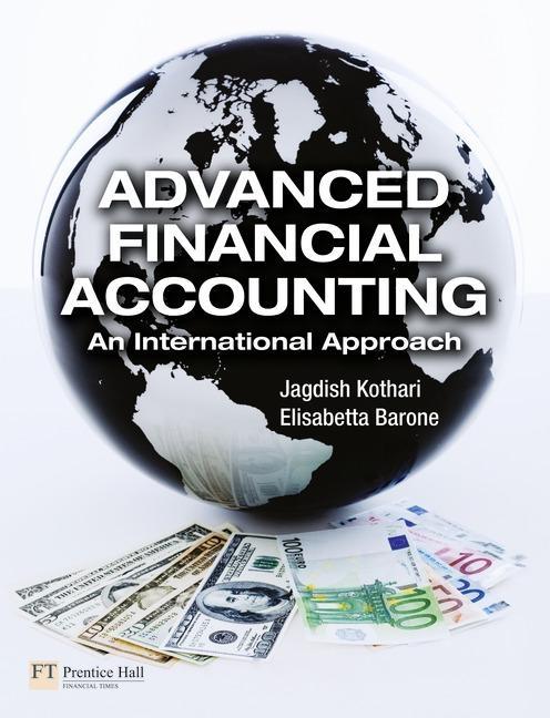Advanced Financial Accounting "An International Approach"