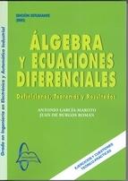 Álgebra y ecuaciones diferenciales "Definiciones, teoremas y resultados"