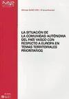 La situación de la Comunidad Autónoma del País Vasco con respecto a Europa "en temas territoriales prioritarios"