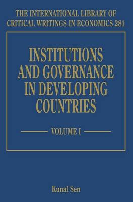 Institutions and Governance in Developing Countries "2 Vol. Set"