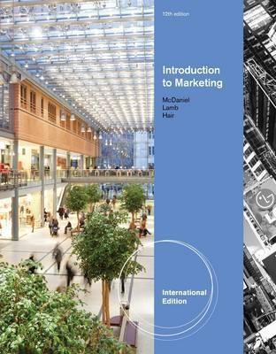 Introduction to Marketing "International Edition"