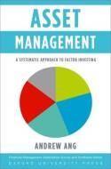 Asset Management "A Systematic Approach to Factor Investing"