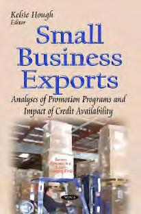 Small Business Exports "Analyses of Promotion Programs & Impact of Credit Availability"