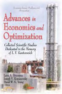 Advances in Economic and Optimization "Collected Scientific Papers Dedicated to the Memory of L. V. Kantorovich"