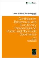 Contingency, Behavioural and Evolutionary Perspectives on Public and Non-Profit Governance