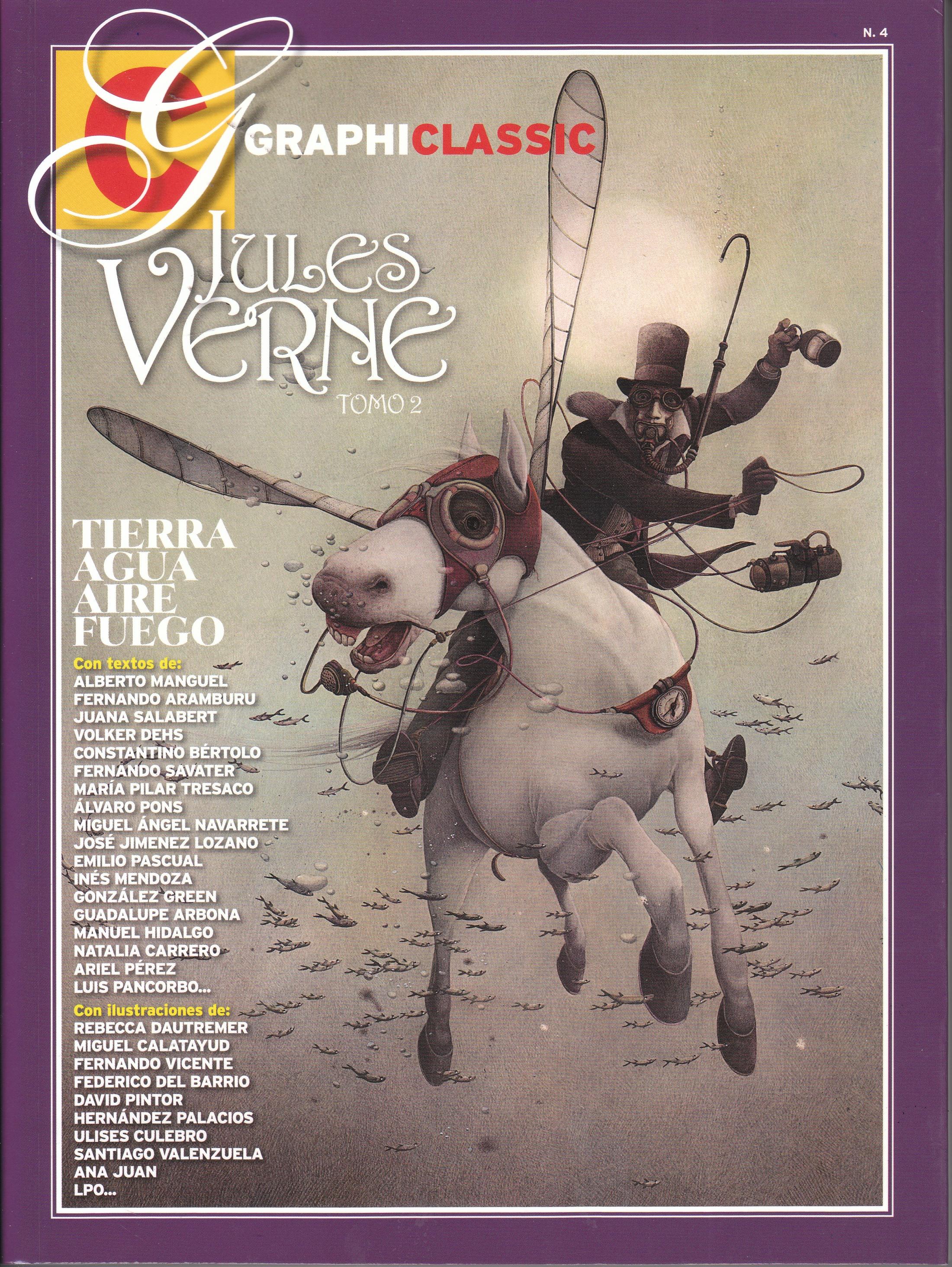 Jules Verne Tomo 2 "Tierra Agua Aire Fuego"