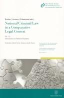 National Criminal Law in a Comparative Legal Context Vol.1-2 "Australia, Côte d'Ivoire, Greece, South Korea"