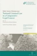 National Criminal Law in a Comparative Legal Context Vol.1-4 "Austria, France, Russia, Uganda"