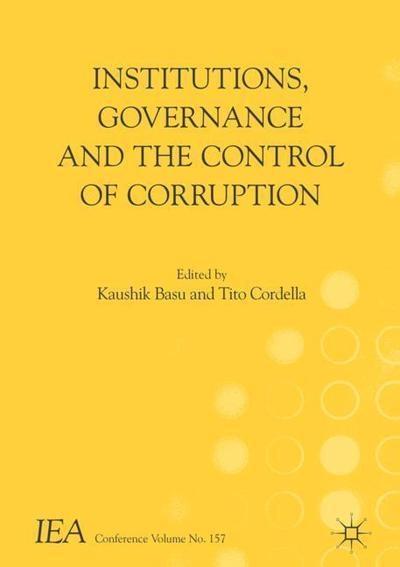Institutions, Governance and the Control of Corruption 