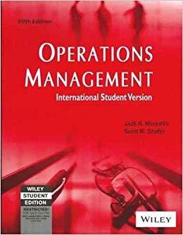 Operations Management "International Student Version"