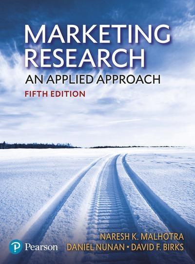 Marketing Research "An applied approach"