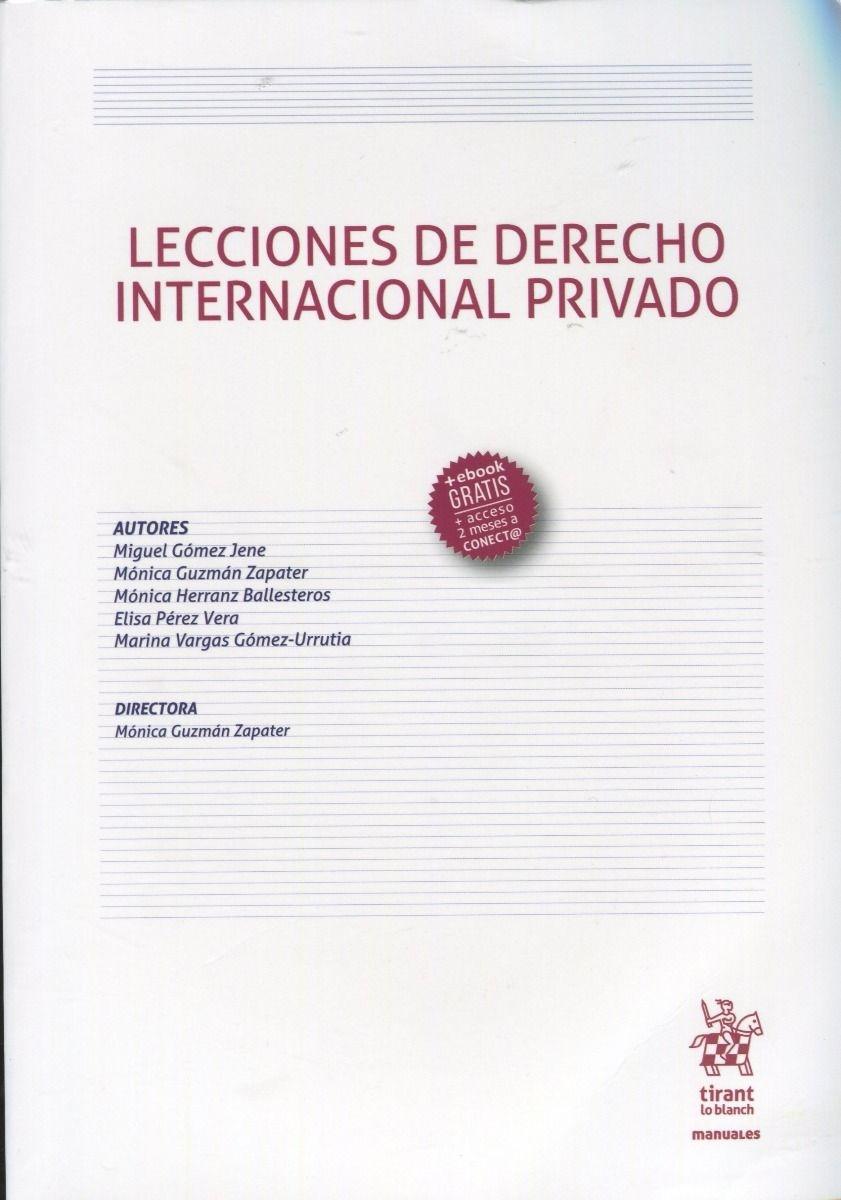 Lecciones de Derecho Internacional Privado 