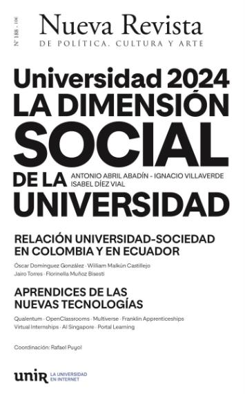 Universidad 2024 "La dimensión social de la universidad"