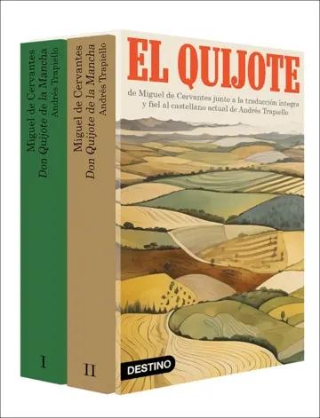 Don Quijote de la Mancha. versión bilingüe "Original de Cervantes y traducción íntegra y fiel de Andrés Trapiello al castellano actual"
