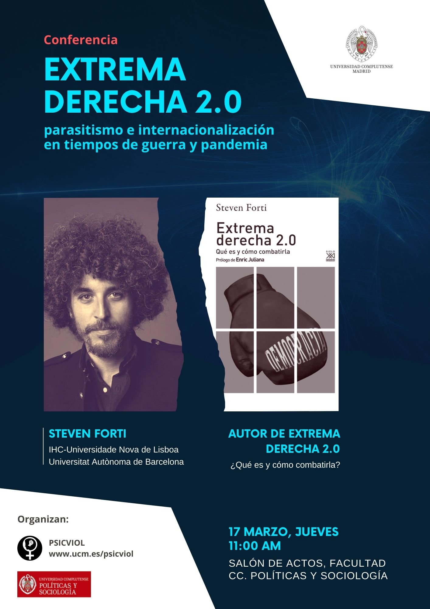 Presentación del libro "Extrema derecha 2.0" de Steven Forti