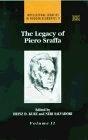 The Legacy Of Piero Sraffa. Two Volume Set.