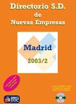 Directorio S.D. de Nuevas Empresas Madrid 2003/2. Incluye Cd-Rom