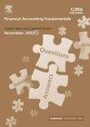 Financial Accounting Fundamentals, Question Papers And Suggested Answers. November 2003.