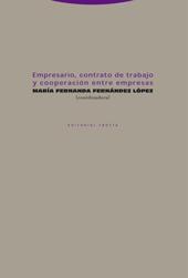 Empresario, Contrato de Trabajo y Cooperacion Entre Empresas.