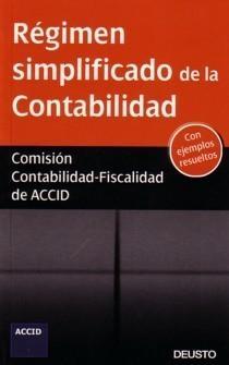 Régimen Simplificado de la Contabilidad. "Comisión. Contabilidad- Fiscalidad de Accid". Comisión. Contabilidad- Fiscalidad de Accid