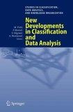 New Developments In Classification And Data Analysis