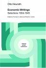 Otto Neuratheconomic Writings: Selections 1904-1945