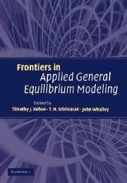 Frontiers In Applied General Equilibrium Modeling