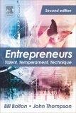 Entrepreneurs Talent, Temperament, Technique