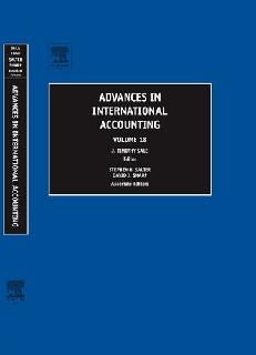 Advances In International Accounting. Vol. 18